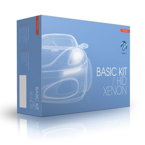 KIT ΛΑΜΠΑ XENON H4-3 6000K - BASIC BALLAST 12V Auto Moto Tyres 
