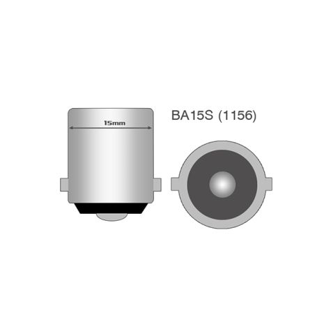 Λάμπα Ba15s (R10W /P21W) 5xSMD 5050 12V Λευκή 2τεμ Auto Moto Tyres 