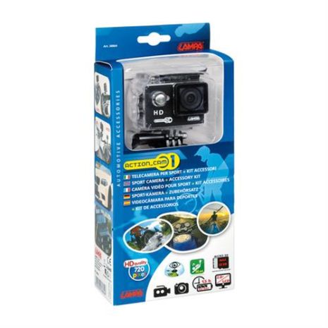 Κάμερα Sports ACTION-CAM1 Αδιάβροχη με οθόνη 720PIXEL 2,0 INCH LCD 60x32x42mm Auto Moto Tyres 