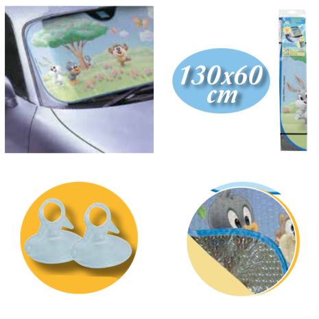 ΗΛΙΟΠΡΟΣΤΑΣΙΑ ΕΣΩΤΕΡΙΚΗ ΠΑΡΜΠΡΙΖ BABY TWEETY ΚΑΙ FRIENDS (60 Χ 130) Auto Moto Tyres 