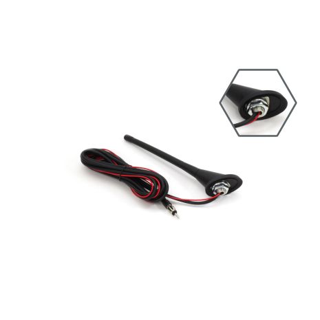 ΚΕΡΑΙΑ ΟΡΟΦΗΣ ΑΥΤΟΚΙΝΗΤΟΥ ANT04 - 18cm (ΜΕ ΕΝΙΣΧΥΤΗ/ΚΑΛΩΔΙΟ 3m) (VW ΝΕΑ ΜΟΝΤΕΛΑ) AMiO - 1 ΤΕΜ. Auto Moto Tyres 