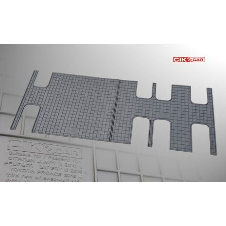 ΜΑΡΚΕ ΠΑΤΑΚΙΑ ΣΕ ΣΚΑΦΗ ΛΑΣΤΙΧΟ ΓΙΑ CITROEN JUMPY 2016+ / PEUGEOT EXPERT 2016+ / TOYOTA PROACE 2016+ (2Η ΣΕΙΡΑ ΚΑΘΙΣΜΑΤΩΝ) ΣΕ ΜΑΥΡΟ ΧΡΩΜΑ ΧΩΡΙΣ ΚΟΥΜΠΩΜΑΤΑ CIK - 2 ΤΕΜ. Auto Moto Tyres 