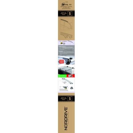 ΜΠΑΡΕΣ ΟΡΟΦΗΣ (L) 127cm IN RAIL STEEL ΑΛΟΥΜΙΝΙΟΥ 2ΤΕΜ. ΜΕ ΚΛΕΙΔΑΡΙΕΣ ΓΙΑ ΟΧΗΜΑΤΑ ΜΕ FLUSH RAILIN Auto Moto Tyres 