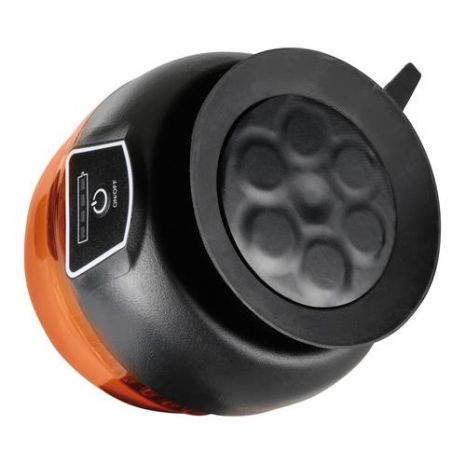 ΦΑΡΟΣ ΜΑΓΝΗΤΙΚΟΣ+ΒΕΝΤΟΥΖΑ RL-11 9-30V+230V ΕΠΑΝΑΦΟΡΤΙΖΟΜΕΝΟΣ ΠΟΡΤΟΚΑΛΙ 45 LED ΜΕ ΣΠΙΡΑΛ 380cm (128x140mm) Auto Moto Tyres 