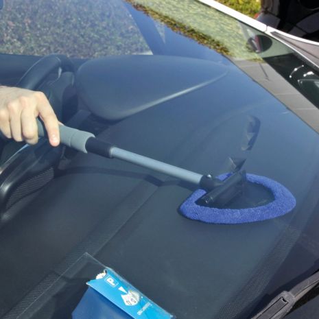 ΚΑΘΑΡΙΣΤΗΡΑΣ ΕΣΩΤΕΡΙΚΩΝ ΠΑΡΑΘΥΡΩΝ ΜΕ ΠΑΝΙ ΜΙΚΡΟΪΝΩΝ ΚΑΙ ΤΗΛΕΣΚΟΠΙΚΟ ΚΟΝΤΑΡΙ 33-48 cm Auto Moto Tyres 