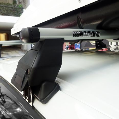 KIT ΜΕ ΜΠΑΡΕΣ ΟΡΟΦΗΣ ΓΙΑ VW POLO 6R/6C 5D 2010-2017 ΑΛΟΥΜΙΝΙΟΥ ΚΑΙ ΜΠΑΓΚΑΖΙΕΡΑ ΟΡΟΦΗΣ MANIA 400 MENABO (AL1-3360/MB-FIX040G-3290/MB-3390/MB) Auto Moto Tyres 