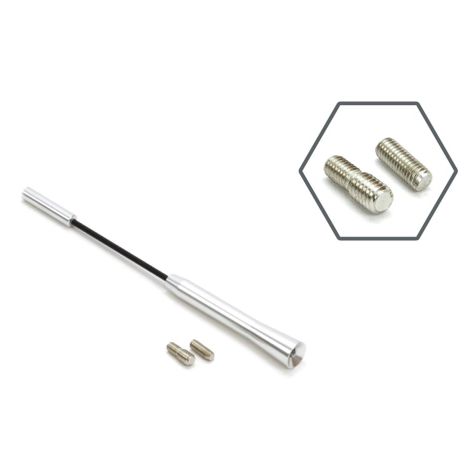 ΚΕΡΑΙΑ ΑΝΤΜ05 18cm ΧΡΩΜΙΟ ΜΕ 2 ΑΝΤΑΠΤΟΡΕΣ 5-6mm AMiO – 1 ΤΕΜ. Auto Moto Tyres 