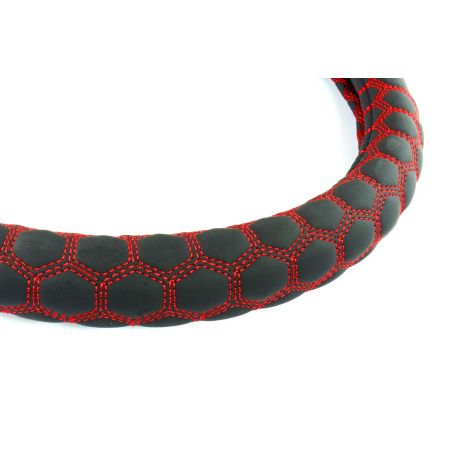 ΚΑΛΥΜΜΑ ΤΙΜΟΝΙΟΥ 37/39CM SWC-23 ΜΑΥΡΟ/ΚΟΚΚΙΝΟ Auto Moto Tyres 