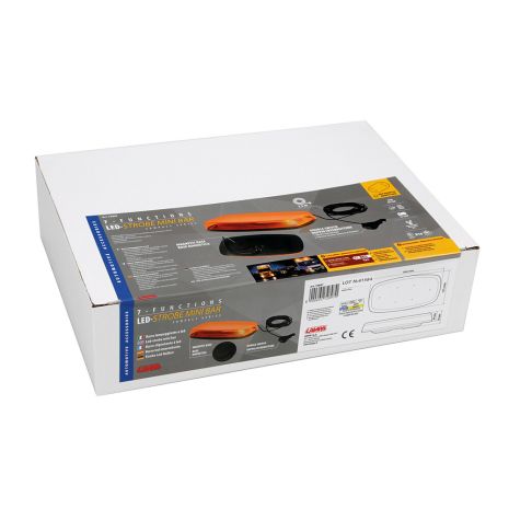 ΦΑΡΟΣ/ΣΤΡΟΜΠΟ MINI BAR 12/24V 38W 84LED ΠΟΡΤΟΚΑΛΙ 7 ΧΡΗΣΕΩΝ ΜΕ ΦΙΣ ΑΝΑΠΤΗΡΑ ΜΑΓΝΗΤΙΚΟ 304,5x157,4mm Auto Moto Tyres 