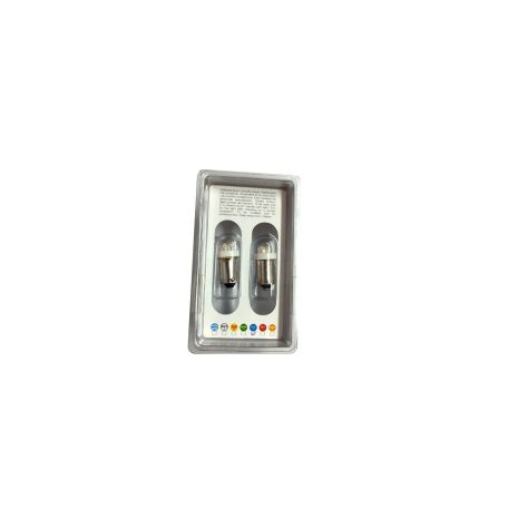 ΛΑΜΠΑΚΙΑ ΠΟΡΕΙΑΣ H6 LED ΜΕ ΚΑΛΥΚΑ ΜΠΛΕ 2ΤΜΧ Auto Moto Tyres 