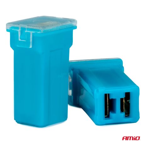 ΑΣΦΑΛΕΙΕΣ JapVal PAL ΜΙΝΙ 17mm ΘΗΛΥΚΕΣ 20A ΣΕ ΓΑΛΑΖΙΟ ΧΡΩΜΑ AMIO - 2 Τεμ. Auto Moto Tyres 