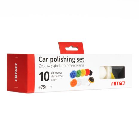 ΣΦΟΥΓΓΑΡΙ ΤΡΙΒΕΙΟΥ ME ΠΑΝΑΚΙΑ ΚΑΘΑΡΙΣΜΟΥ ΚΑΙ ΓΥΑΛΙΣΜΑΤΟΣ 75mm  ΓΙΑ ΔΡΑΠΑΝΟ AMIO - 1 σετ 10 τεμ. Auto Moto Tyres 