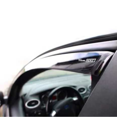 ΑΝΕΜΟΘΡΑΥΣΤΕΣ ΓΙΑ MITSUBISHI COLT 5D 2023+ ΣΕΤ ΑΥΤΟΚΙΝΗΤΟΥ ΑΠΟ ΕΥΚΑΜΠΤΟ ΦΙΜΕ ΠΛΑΣΤΙΚΟ HEKO - 2 ΤΕΜ Auto Moto Tyres 