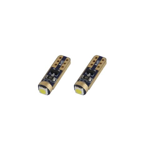 T5 ΛΑΜΠΑΚΙ STANDARD LED 12V - 0,5W - 5600K - 1 LED (ΛΕΥΚΟ/ΨΥΧΡΟ) AMiO - 2 ΤΕΜ. Auto Moto Tyres 