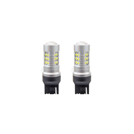 W21W T20 12/24V 6,2W 5.600K LED 24xSMD3030 CAN-BUS ΛΕΥΚΟ 18x56mm 2ΤΕΜ. Auto Moto Tyres 
