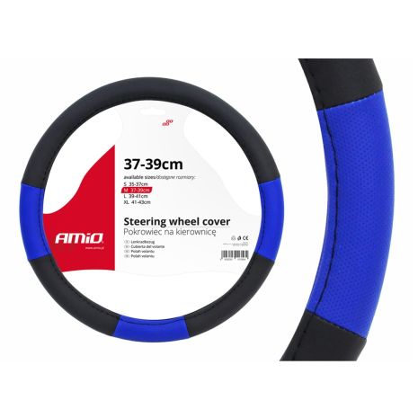 ΚΑΛΥΜΜΑ ΤΙΜΟΝΙΟΥ 37/39CM SWC-04 ΜΑΥΡΟ/ΜΠΛΕ AMiO – 1 ΤΕΜ. Auto Moto Tyres 