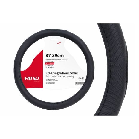 ΚΑΛΥΜΜΑ ΤΙΜΟΝΙΟΥ 37/39CM SWC-09-M ΜΑΥΡΟ ΑΜΙΟ AMiO - 1 ΤΕΜ. Auto Moto Tyres 