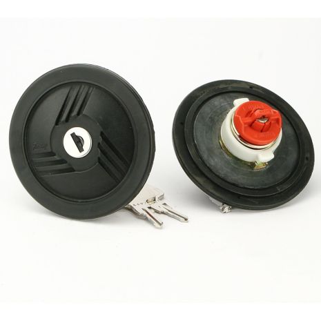 ΤΑΠΑ ΒΕΝΖΙΝΗΣ ΜΕ ΚΛΕΙΔΙ ΓΙΑ VOLVO 142-144-145-164-242-244 >1977 / 264 >1977 ΣΕ ΜΑΥΡΟ ΧΡΩΜΑ FARMA - 1 τεμ. Auto Moto Tyres 