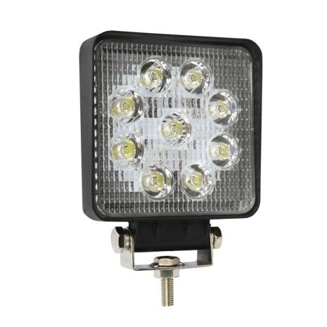 ΠΡΟΒΟΛΕΑΣ ΕΡΓΑΣΙΑΣ ΤΕΤΡΑΓΩΝΟΣ AWL03 FLAT 2200lm 9/60V - 27W - 6000K - 9 LED - 106x106x32mm AMiO - 1 ΤΕΜ. Auto Moto Tyres 
