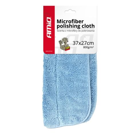 ΠΑΝΙ ΓΥΑΛΙΣΜΑΤΟΣ ΜΕ ΜΙΚΡΟΙΝΕΣ (MICROFIBER) 37x27cm 800g/m2 AMiO - 1 ΤΕΜ. Auto Moto Tyres 