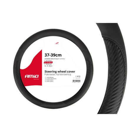 ΚΑΛΥΜΜΑ ΤΙΜΟΝΙΟΥ 37/39CM SWC-17  ΜΑΥΡΟ/CARBON Auto Moto Tyres 