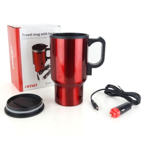 ΚΟΥΠΑ ΝΕΡΟΥ 450ml 12V ΜΕΓ.ΘΕΡΜΟΚΡΑΣΙΑ 60C ΜΕ ΚΑΛΩΔΙΟ ΑΝΑΠΤΗΡΑ 1,2m AMiO - 1 ΤΕΜ. Auto Moto Tyres 