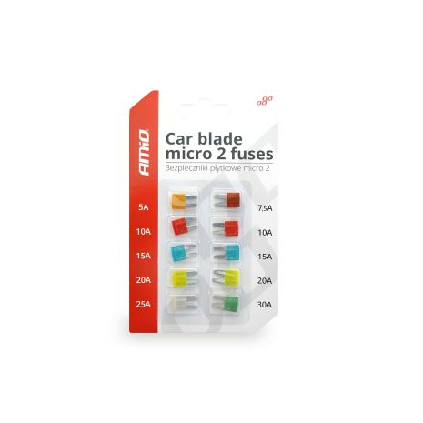 ΑΣΦΑΛΕΙΕΣ MICRO 10 ΤΕΜ ΔΙΑΦΟΡΕΣ ΣΕ ΚΑΡΤΕΛΑ 1x5A/1x7.5A/2x10A/2x15A/2x20A/1x25A/1x30A Auto Moto Tyres 