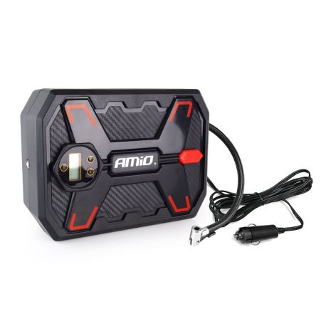 ΚΟΜΠΡΕΣΕΡ ΑΕΡΑ ΕΛΑΣΤΙΚΩΝ ΨΗΦΙΑΚΟ 12V 150psi 10bar ΜΕ LED ΦΑΚΟ ΚΑΙ ΚΑΛΩΔΙΟ 300cm  AMiO – 1 ΤΕΜ. Auto Moto Tyres 