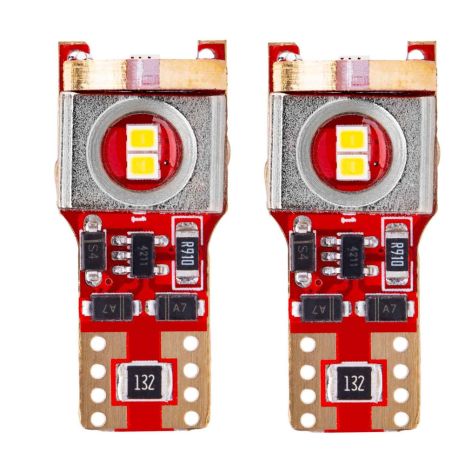 T10 W5W 12/24V LED 6xSMD 2016 CAN-BUS ΛΕΥΚΟ ΑΜΙΟ - 2 ΤΕΜ. Auto Moto Tyres 