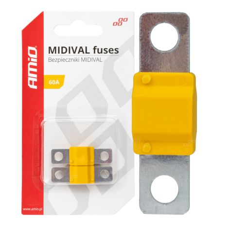 ΑΣΦΑΛΕΙΕΣ MIDIVAL 60A AMIO - 2 Τεμ. Auto Moto Tyres 