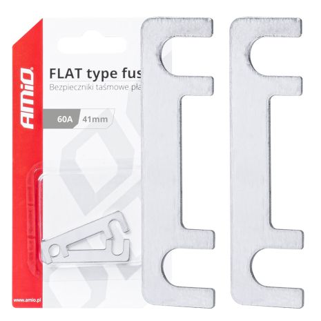 ΑΣΦΑΛΕΙΕΣ FLAT 41mm 60A AMIO - 2 Τεμ. Auto Moto Tyres 