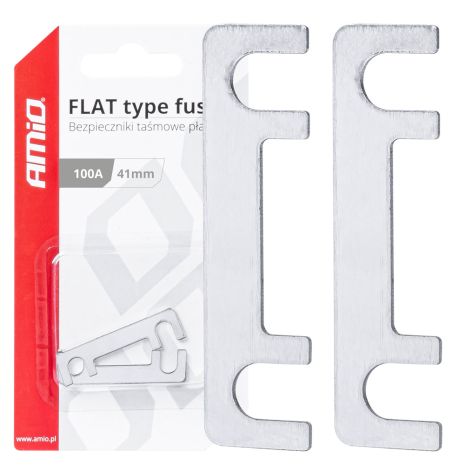 ΑΣΦΑΛΕΙΕΣ FLAT 41mm 100A AMIO - 2 Τεμ. Auto Moto Tyres 