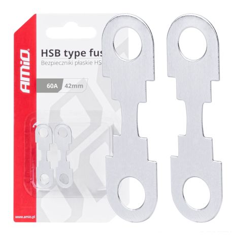 ΑΣΦΑΛΕΙΕΣ FLAT 42mm 60A AMIO - 2 Τεμ. Auto Moto Tyres 