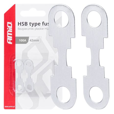 ΑΣΦΑΛΕΙΕΣ FLAT 42mm 100A AMIO - 2 Τεμ. Auto Moto Tyres 