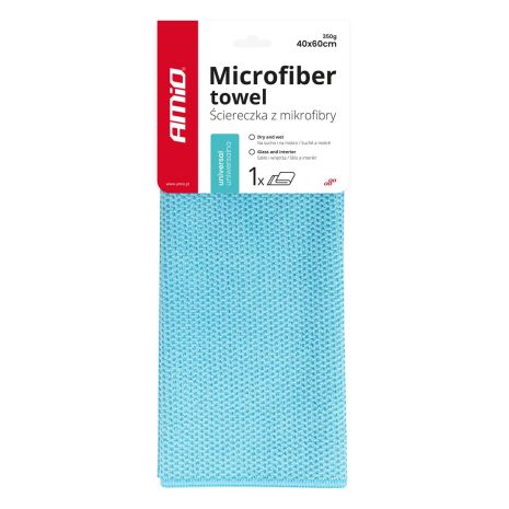 ΠΑΝΑΚΙ ΚΑΘΑΡΙΣΜΟΥ ΜΙΚΡΟΦΙΜΠΡΑ UNIVERSAL 40x60cm 350gr AMIO - 1 Τεμ. Auto Moto Tyres 