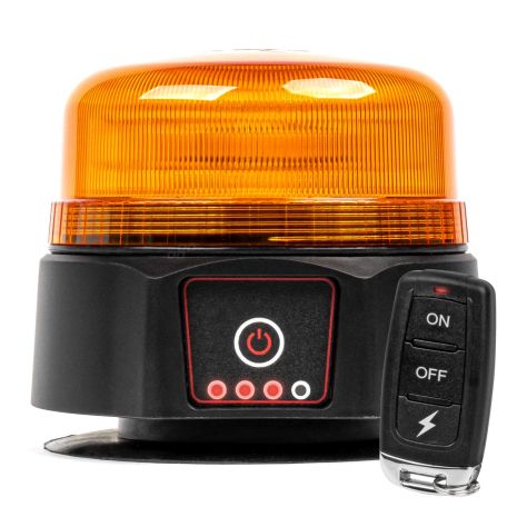 ΦΑΡΟΣ 12/24V ΠΟΡΤΟΚΑΛΙ 36 LED ΜΑΓΝΗΤΙΚΟΣ ΕΠΑΝΑΦΟΡΤΙΖΟΜΕΝΟΣ ΑΣΥΡΜΑΤΟΣ ΜΕ REMOTE CONTROL 123x110mm ΑΜΙΟ - 1 ΤΕΜ. Auto Moto Tyres 