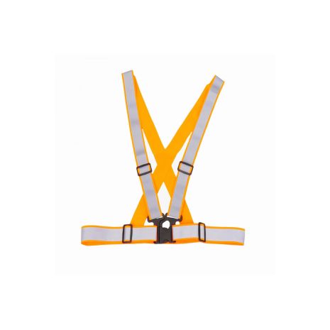 ΖΩΝΗ ΑΣΦΑΛΕΙΑΣ ΑΝΑΚΛΑΣΤΙΚΗ ΜΕ ΧΙΑΣΤΙ ΤΙΡΑΝΤΕΣ ΠΟΡΤΟΚΑΛΙ (ΦΩΣΦΟΡΙΖΕ/ΠΟΛΥΕΣΤΕΡΙΚΟ) AMIO -  1 ΤΕΜ. Auto Moto Tyres 