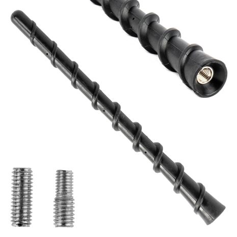 ΚΕΡΑΙΑ ΟΡΟΦΗΣ ANTM10 18cm ΜΕ 2 ΑΝΤΑΠΤΟΡΕΣ 5-6mm ΜΑΥΡΗ ΑΜΙΟ - 1 ΤΕΜ. Auto Moto Tyres 