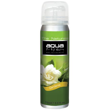 ΑΡΩΜΑΤΙΚΟ ΑΥΤΟΚΙΝΗΤΟΥ ΣΕ ΣΠΡΕΙ (SPRAY) ΜΕ ΑΡΩΜΑ ΓΑΡΔΕΝΙΑ (GARDENIA FLOWER) FLOWERS SERIES 75ml AQUA - 1 TEM. Auto Moto Tyres 