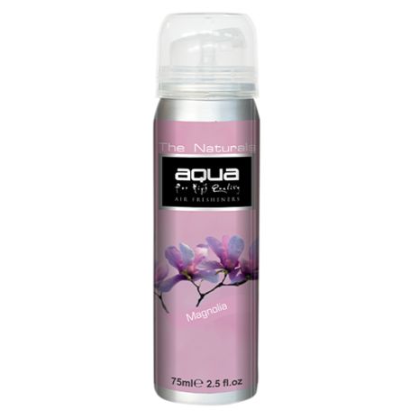 ΑΡΩΜΑΤΙΚΟ ΑΥΤΟΚΙΝΗΤΟΥ ΣΕ ΣΠΡΕΙ (SPRAY) ΜΕ ΑΡΩΜΑ ΜΑΝΟΛΙΑ (MAGNOLIA) FLOWERS SERIES 75ml AQUA - 1 TEM. Auto Moto Tyres 