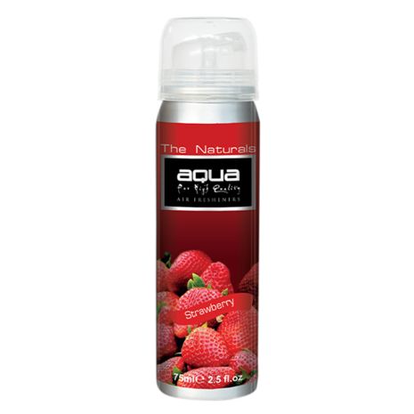 ΑΡΩΜΑΤΙΚΟ ΑΥΤΟΚΙΝΗΤΟΥ ΣΕ ΣΠΡΕΙ (SPRAY) ΜΕ ΑΡΩΜΑ ΦΡΑΟΥΛΑ (STRAWBERRY) FRUITS SERIES 75ml AQUA - 1 TEM. Auto Moto Tyres 