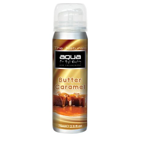 ΑΡΩΜΑΤΙΚΟ ΑΥΤΟΚΙΝΗΤΟΥ ΣΕ ΣΠΡΕΙ (SPRAY) ΜΕ ΑΡΩΜΑ ΚΑΡΑΜΕΛΑ ΒΟΥΤΥΡΟΥ FLAVORS SERIES 75ml AQUA - 1 TEM. Auto Moto Tyres 