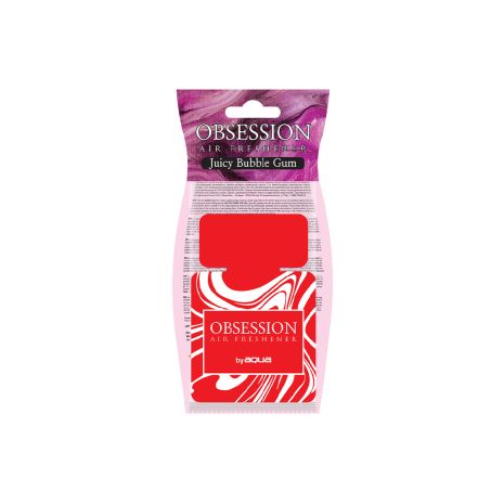 ΑΡΩΜΑΤΙΚΟ ΑΥΤΟΚΙΝΗΤΟΥ ΚΡΕΜΑΣΤΟ ΜΕ ΑΡΩΜΑ ΤΣΙΧΛΟΦΟΥΣΚΑ (JUICY BUBBLE GUM) AQUA - 1 TEM. Auto Moto Tyres 