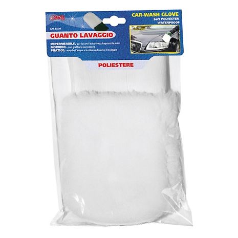 ΓΑΝΤΙ ΠΛΥΣΙΜΑΤΟΣ ΧΝΟΥΔΩΤΟ (POLYESTER) ΑΔΙΑΒΡΟΧΟ ΛΕΥΚΟ 29x16cm Auto Moto Tyres 