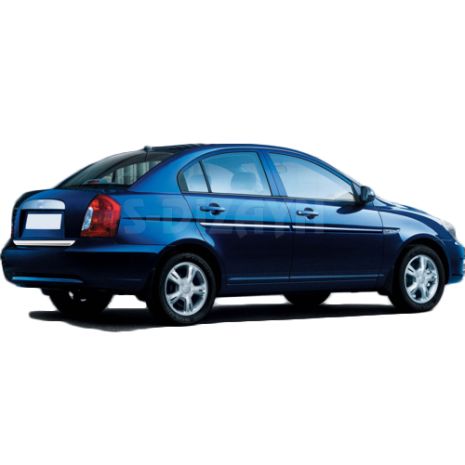 TRIM ΜΑΡΚΕ ΠΟΡΤ ΠΑΓΚΑΖ S-DIZAYN ΓΙΑ HYUNDAI ACCENT/ERA SD 2005-2011 - 1 TEM. Auto Moto Tyres 
