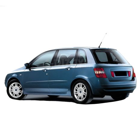 TRIM ΠΑΡΑΘΥΡΩΝ (ΑΝΟΞΕΙΔΩΤΟ ΑΤΣΑΛΙ/ΧΡΩΜΙΟ) ΓΙΑ FIAT STILO 5D HB 1998+ - 6 ΤΕΜ. Auto Moto Tyres 