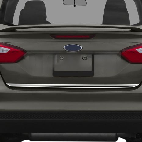 ΤΡΙΜ ΠΟΡΤ ΜΠΑΓΚΑΖ ΧΡΩΜΙΟΥ ΜΕΤΑΛΛΙΚ0 ΓΙΑ FORD FOCUS 4D 2018+ S-DIZAYN - 1 ΤΕΜ. Auto Moto Tyres 