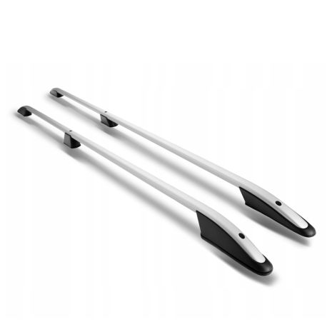 ΠΑΡΑΛΛΗΛΕΣ ΜΠΑΡΕΣ ΟΡΟΦΗΣ ΑΛΟΥΜΙΝΙΟΥ ΣΕ ΑΣΗΜΙ ΧΡΩΜΑ ELEGANCE L2 ΓΙΑ MERCEDES CITAN 2021+ ΜΕΓΙΣΤΟ ΒΑΡΟΣ ΦΟΡΤΙΟΥ 75KG OMTEC - 2 TEM. Auto Moto Tyres 