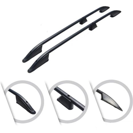 ΜΠΑΡΕΣ ΟΡΟΦΗΣ ΓΙΑ CITROEN BERLINGO/OPEL COMBO E /PEUGEOT PARTNER 19+ ΠΑΡΑΛΛΗΛΕΣ ΑΛΟΥΜΙΝΙΟΥ L2 ΜΑΥΡΕΣ OMTEC - 2 ΤΕΜ. Auto Moto Tyres 