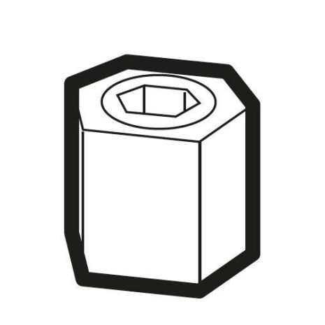 ΑΝΤΑΛΛΑΚΤΙΚΟ ΣΕΤ ΜΕ ΕΞΑΓΩΝΑ ΠΑΞΙΜΑΔΙΑ ΓΙΑ T-SYSTEM 72330/MB ΒΑΣΗΣ ΣΚΙ ICEBERG MENABO - 4 ΤΕΜ. Auto Moto Tyres 